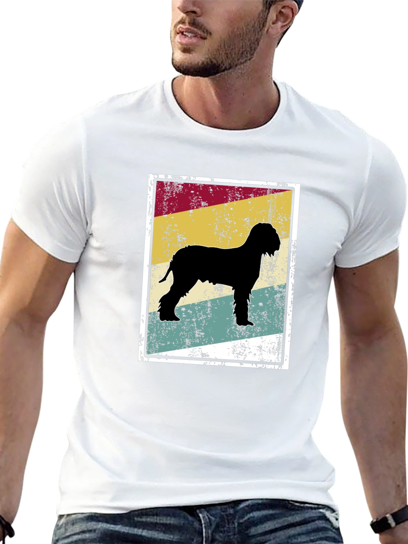 Retro Dog Silhouette T-Shirt