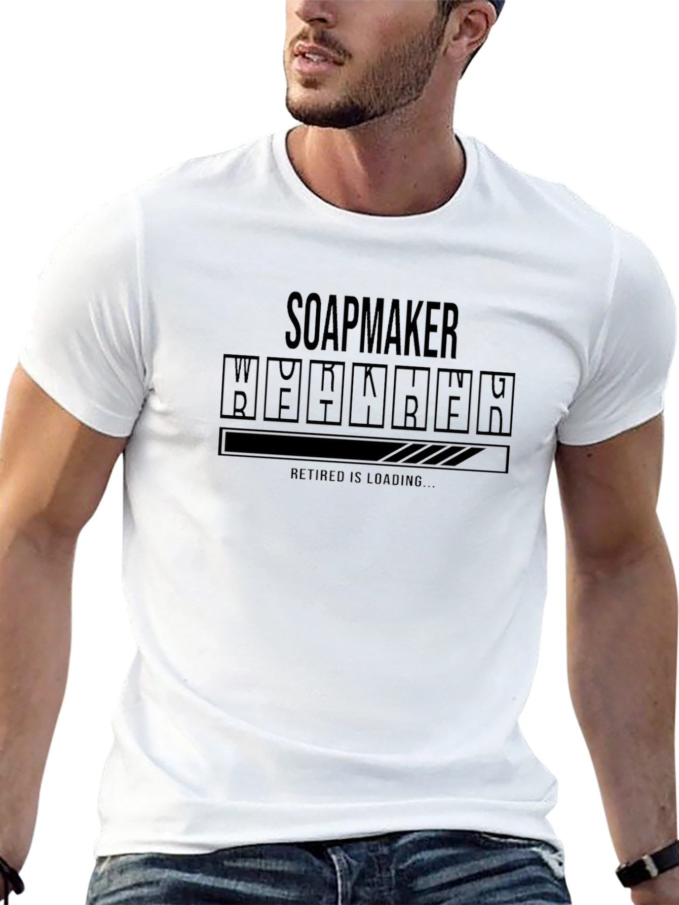 Soapmaker Retired T-Shirt Funny Retirement Loading Tee