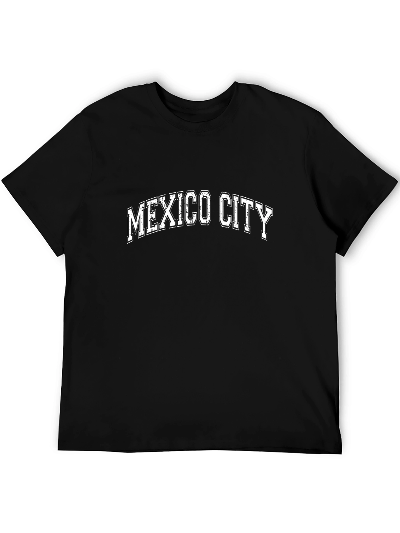 Mexico City Crew Neck T-Shirt - Black