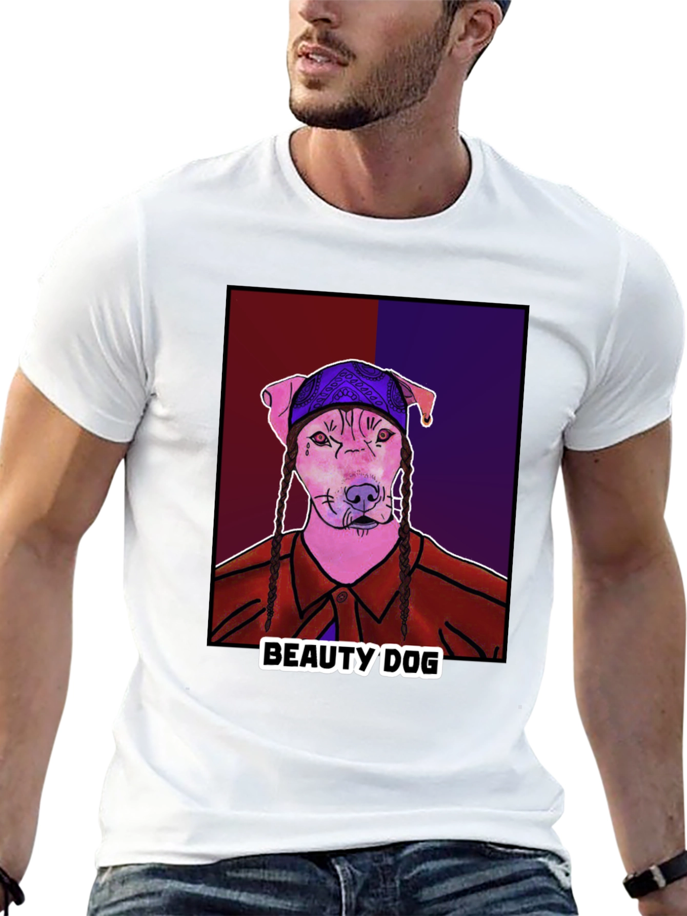Beauty Dog Graphic T-Shirt