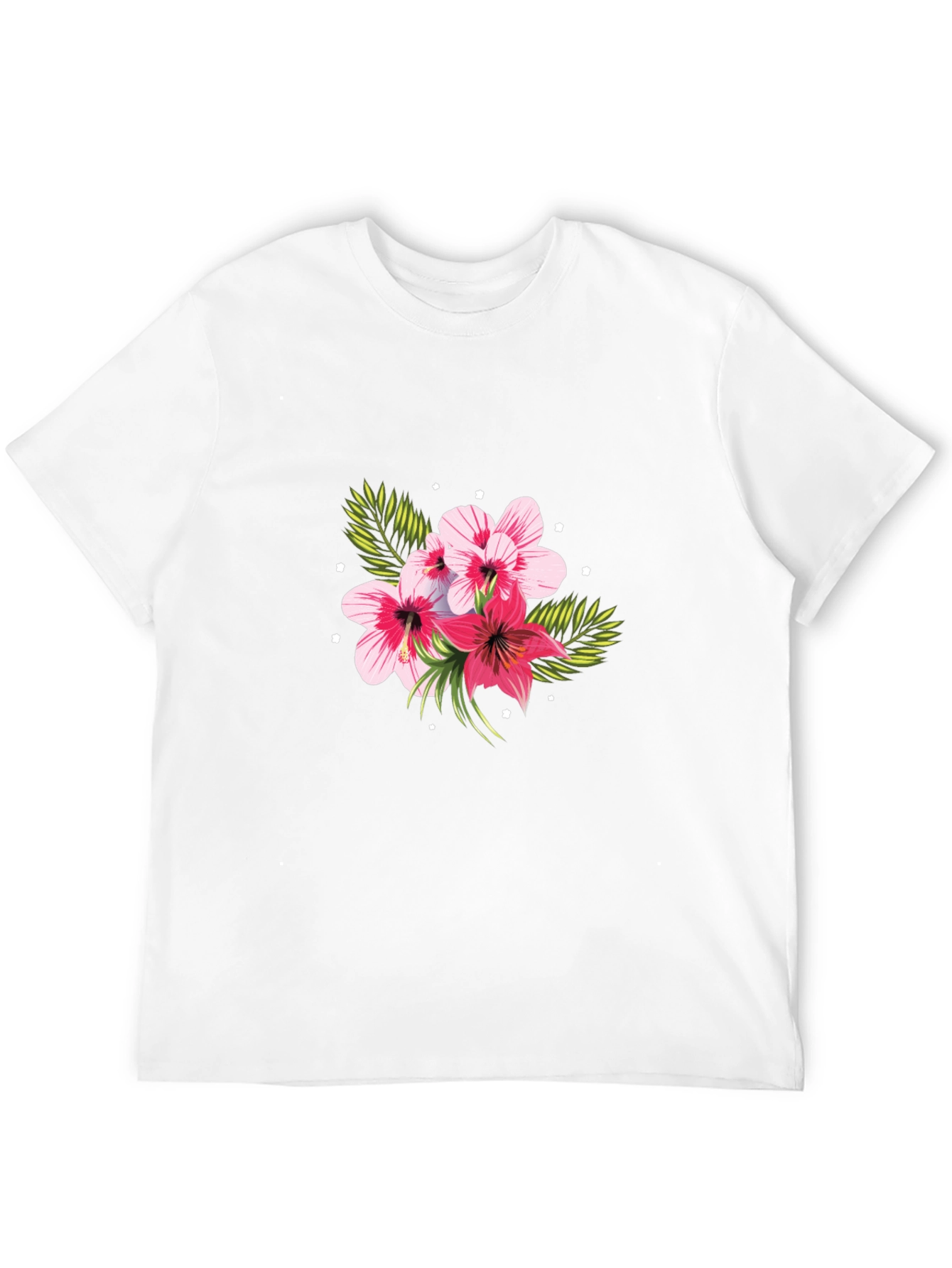 Floral Black T-Shirt