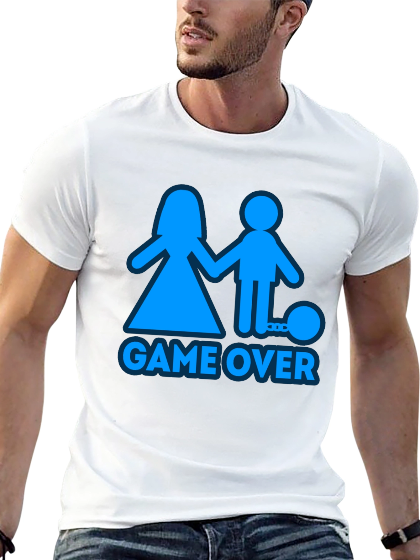 Game Over T-Shirt - Funny Wedding Novelty