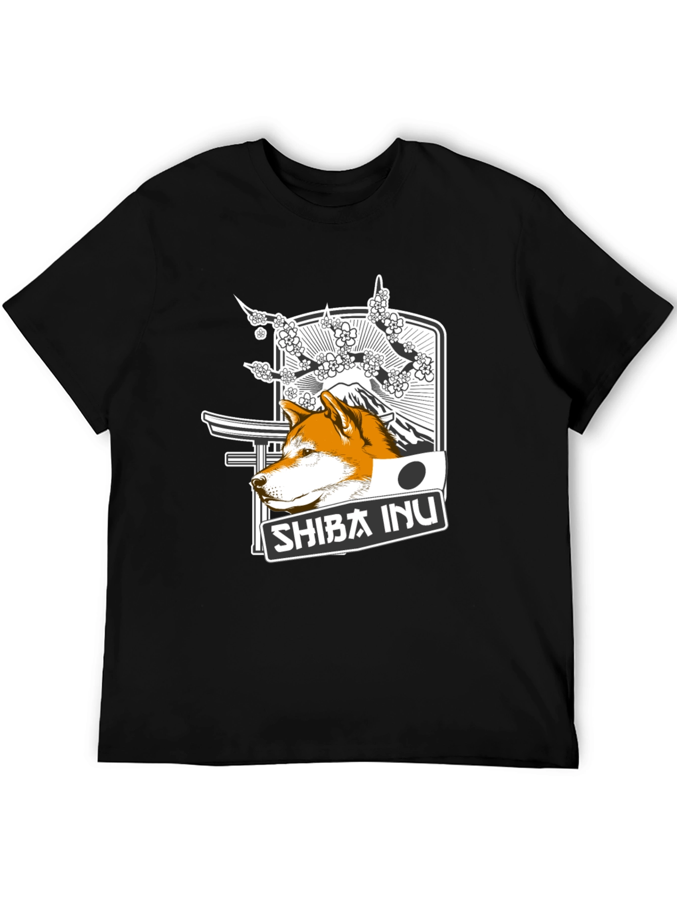 Shiba Inu Graphic T-Shirt - Japanese Inspired Design