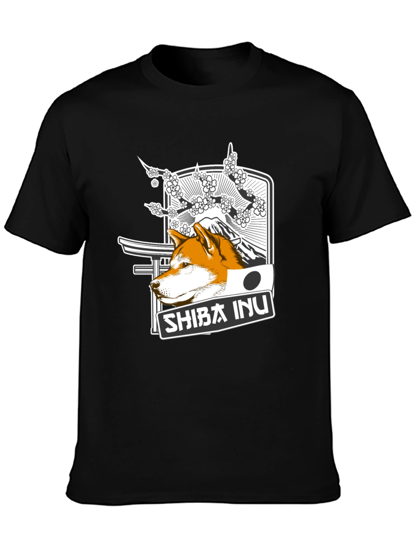 Shiba Inu Graphic T-Shirt - Japanese Inspired Design