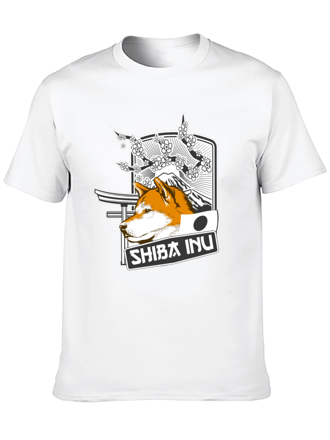 Shiba Inu Graphic T-Shirt - Japanese Inspired Design