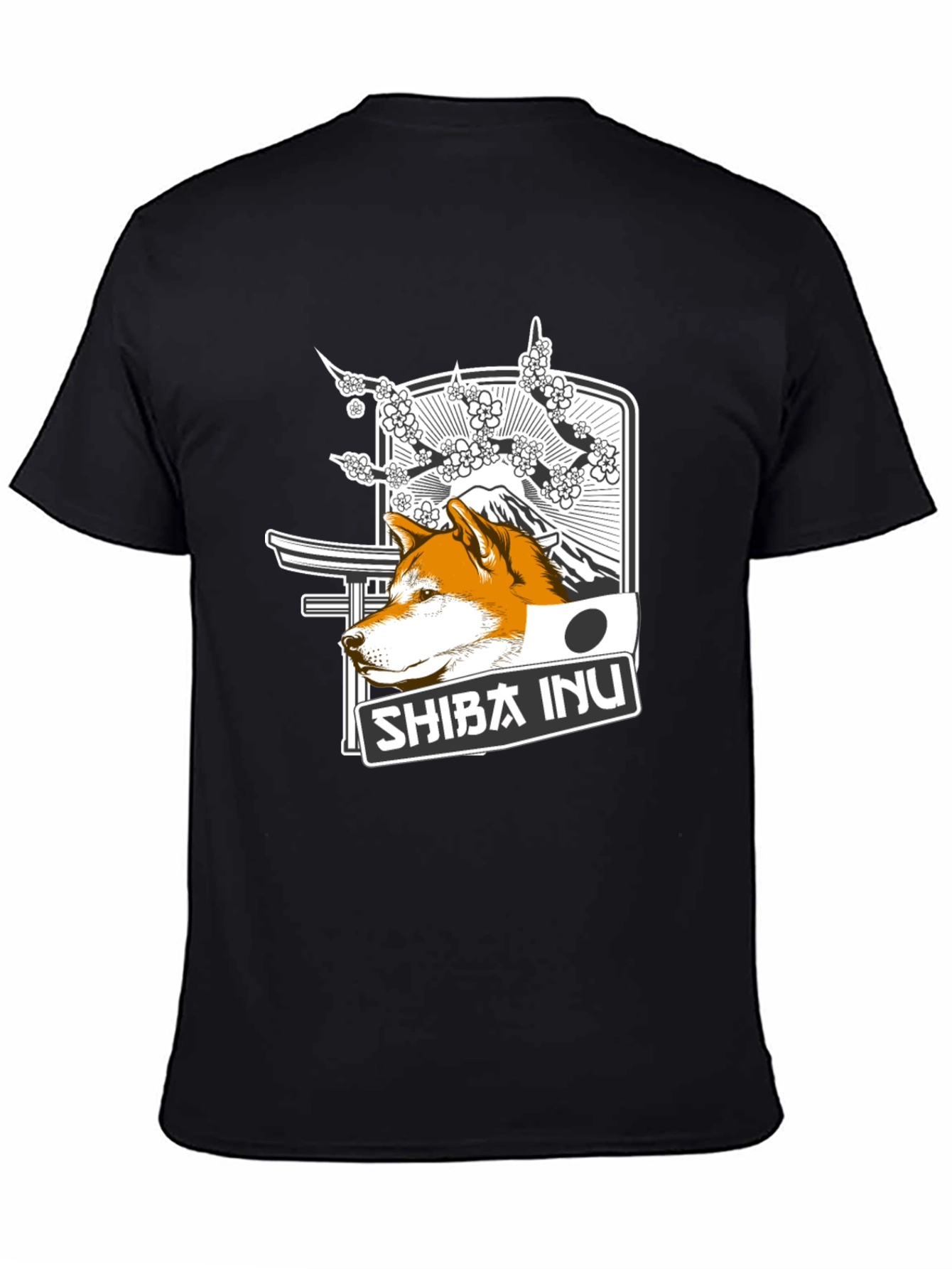 Shiba Inu Graphic T-Shirt - Japanese Inspired Design