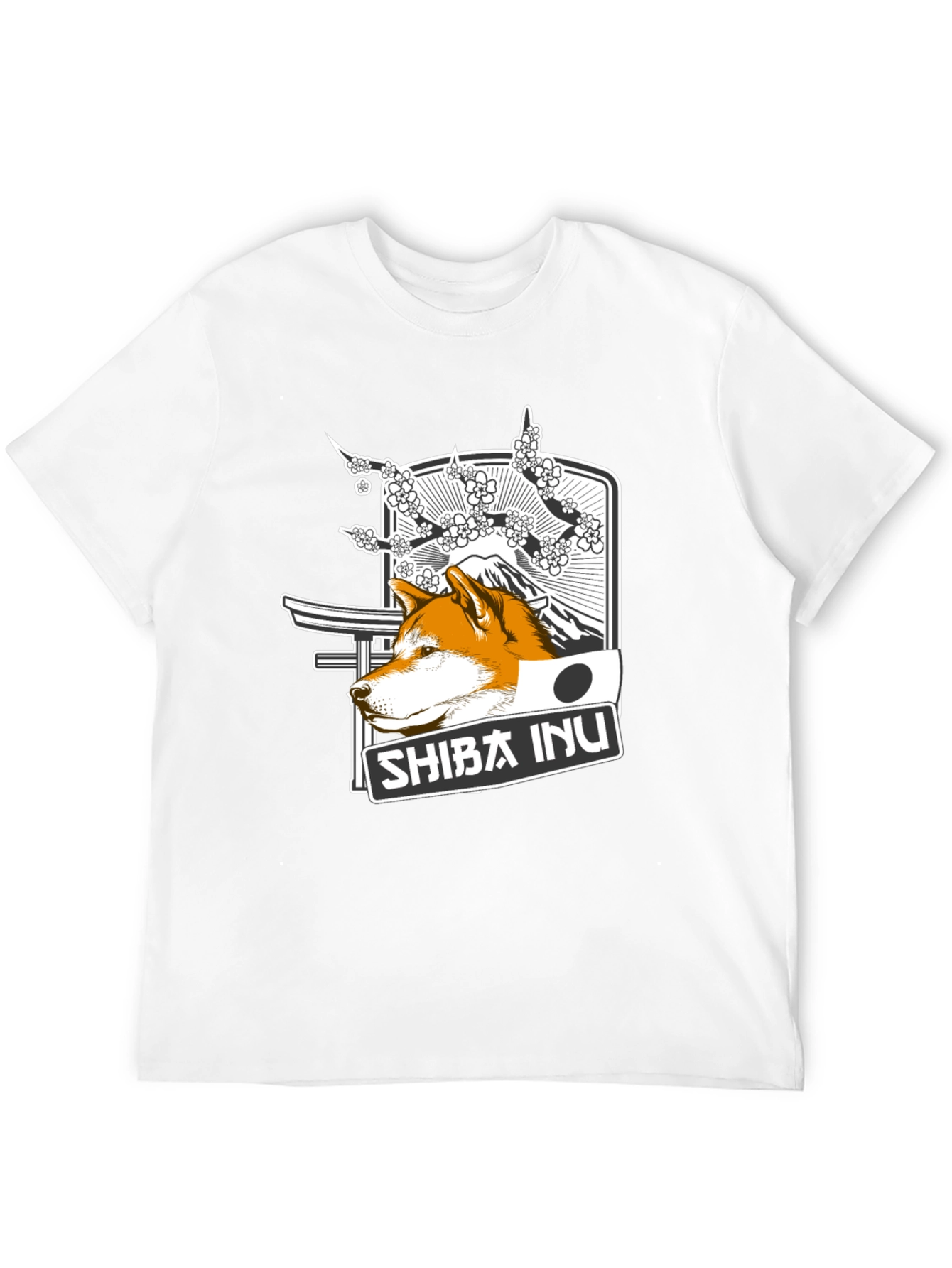 Shiba Inu Graphic T-Shirt - Japanese Inspired Design