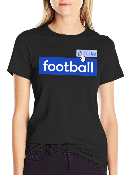 Football Like T-Shirt | Trendy Graphic Tee