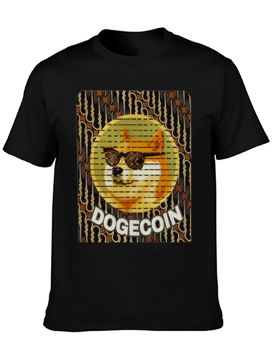 Doge Coin Graphic Tee - Crypto Meme Shirt