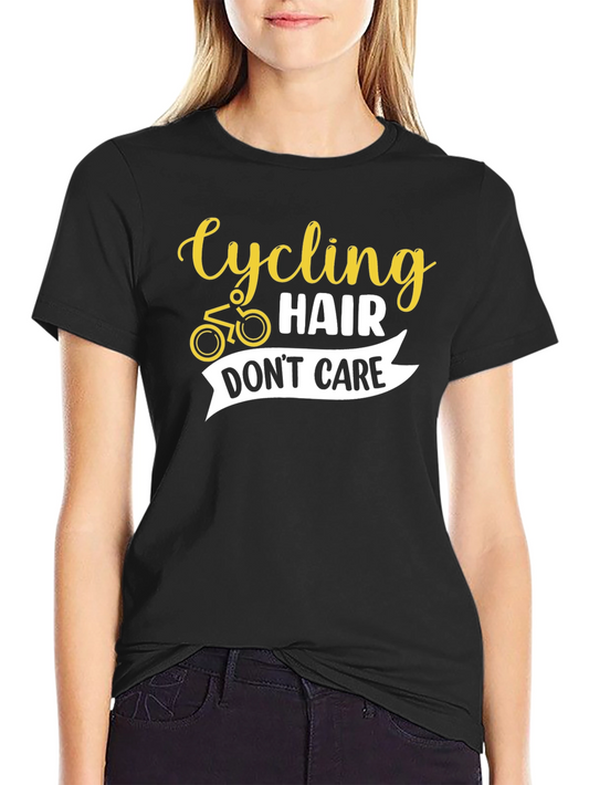 Cycling Hair Dont Care Graphic Tee
