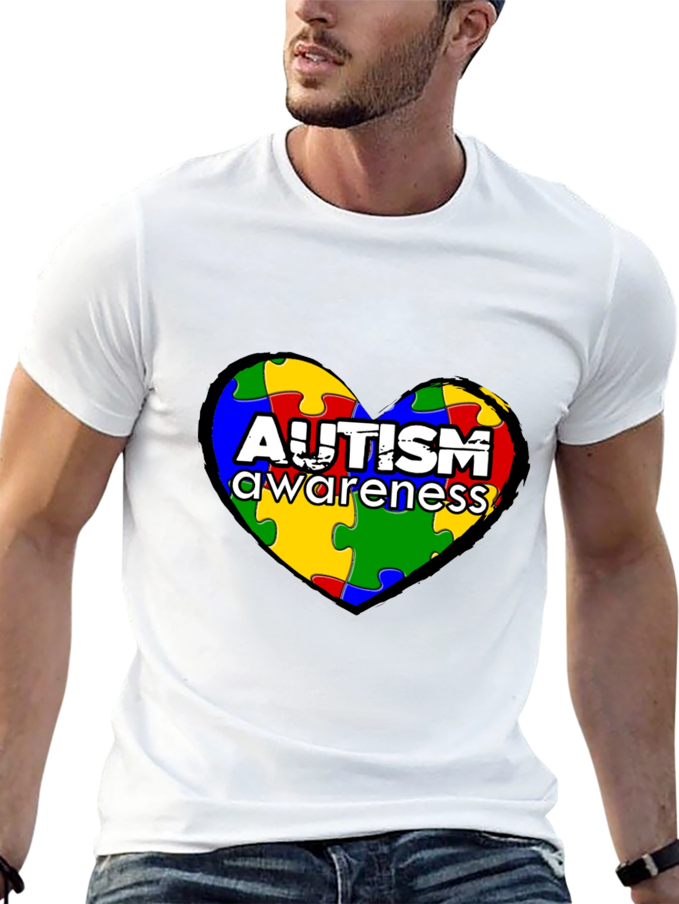 Autism Awareness Puzzle Heart T-Shirt