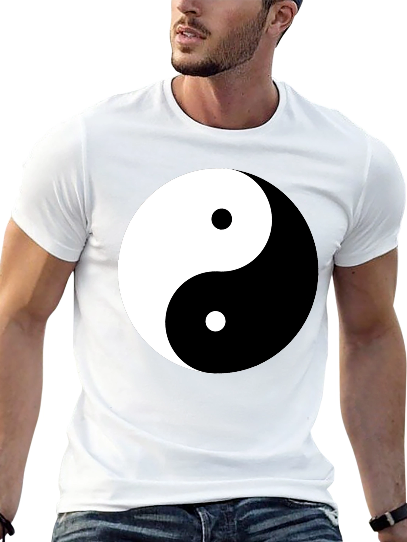 Yin Yang Balance Black T-Shirt