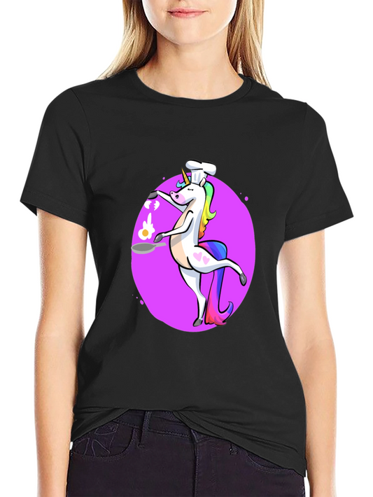 Unicorn Chef T-Shirt: Cooking with Magic!