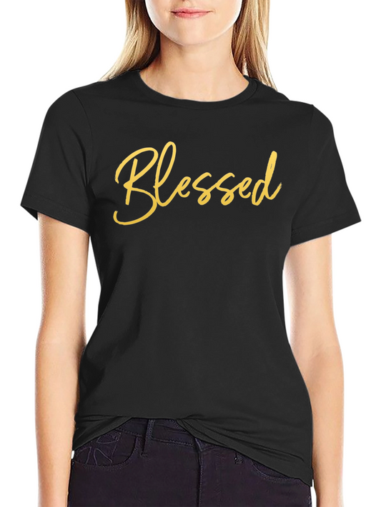 Blessed Graphic Tee - Stylish Religious T-Shirt