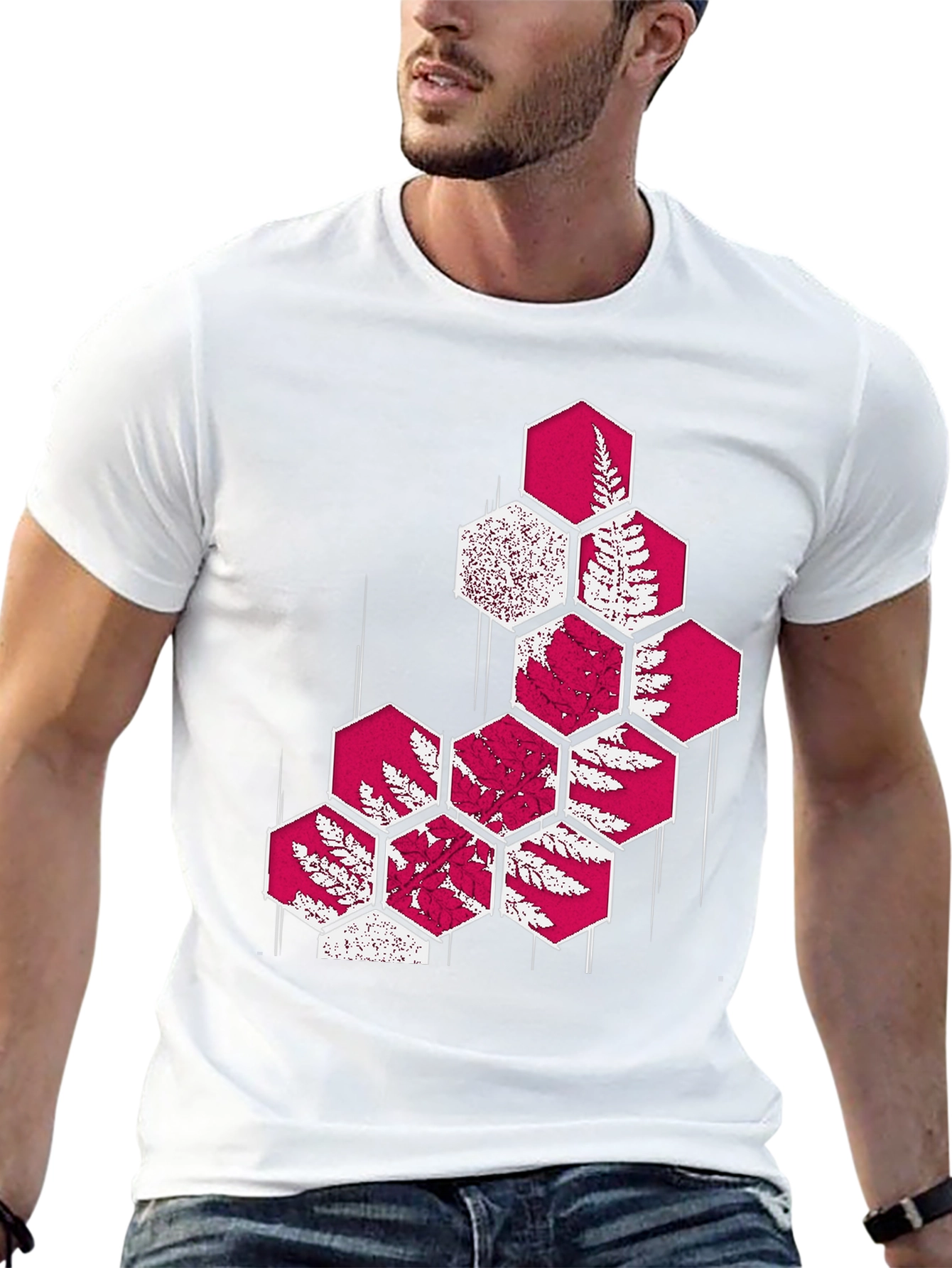 Hexagon Fern Graphic Tee