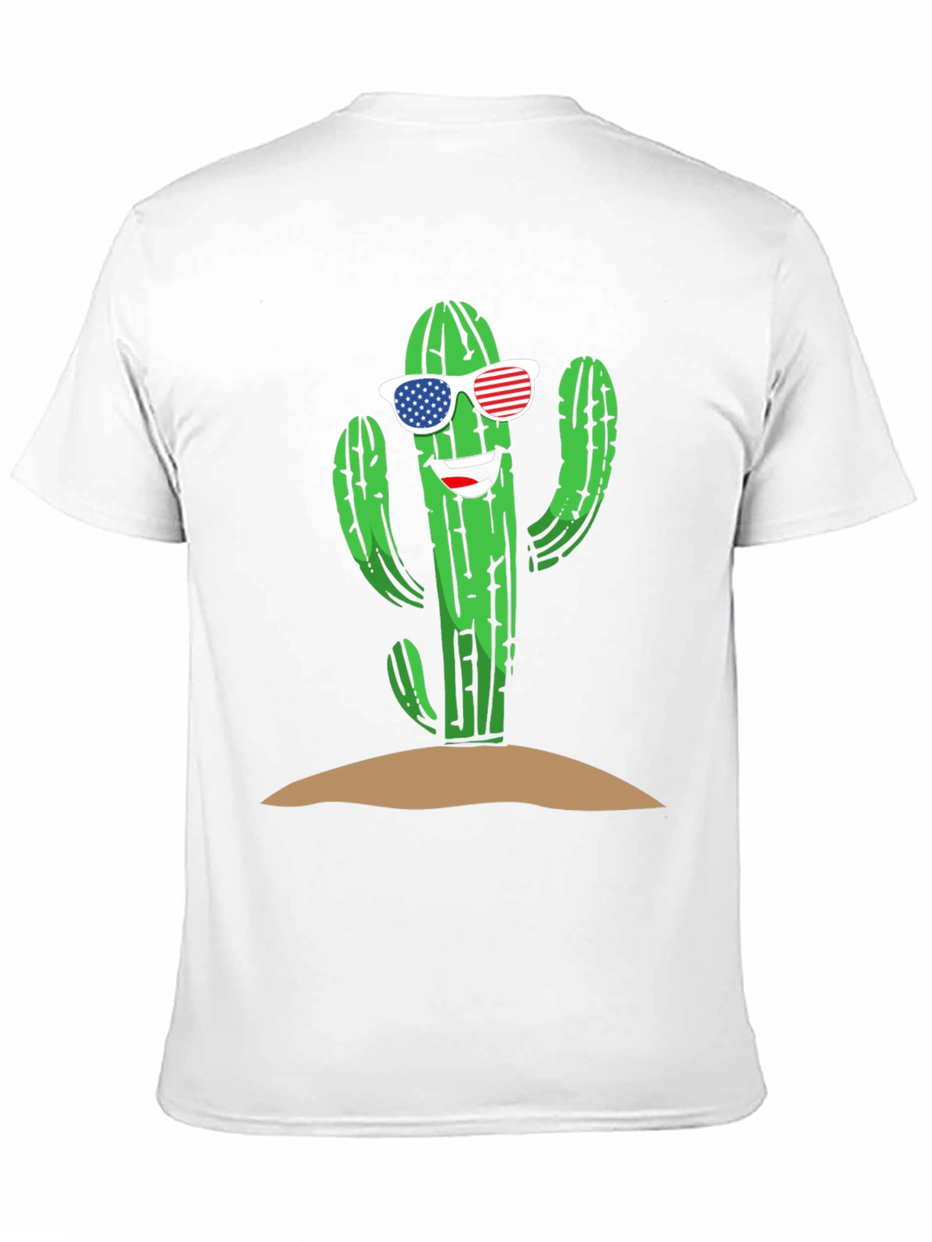 Cool Cactus USA Flag Sunglasses Tee
