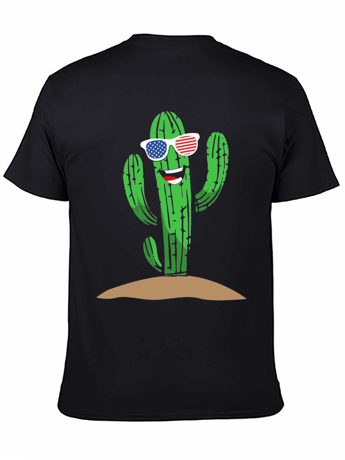 Cool Cactus USA Flag Sunglasses Tee