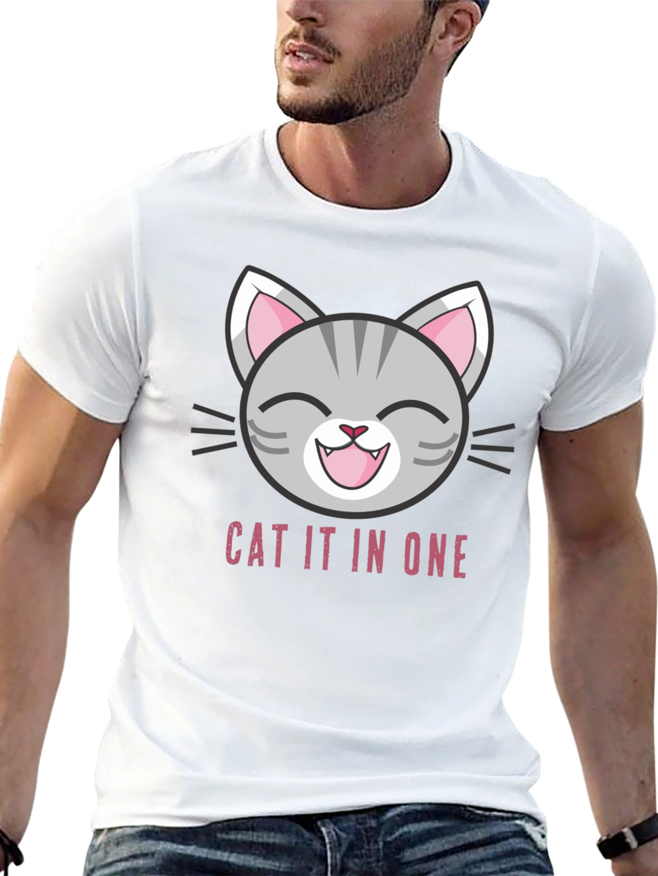 Funny Cat It In One T-Shirt