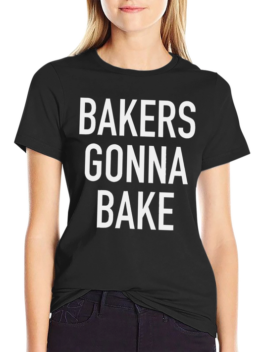 Baker Gonna Bake Graphic Tee - Black