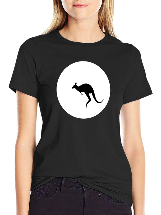 Kangaroo Silhouette Graphic T-Shirt