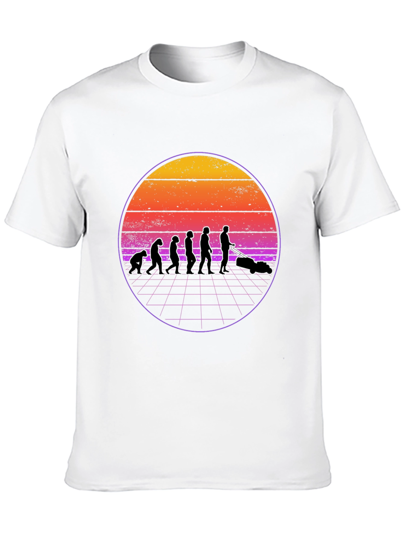 Retro Evolution Lawn Mower T-Shirt