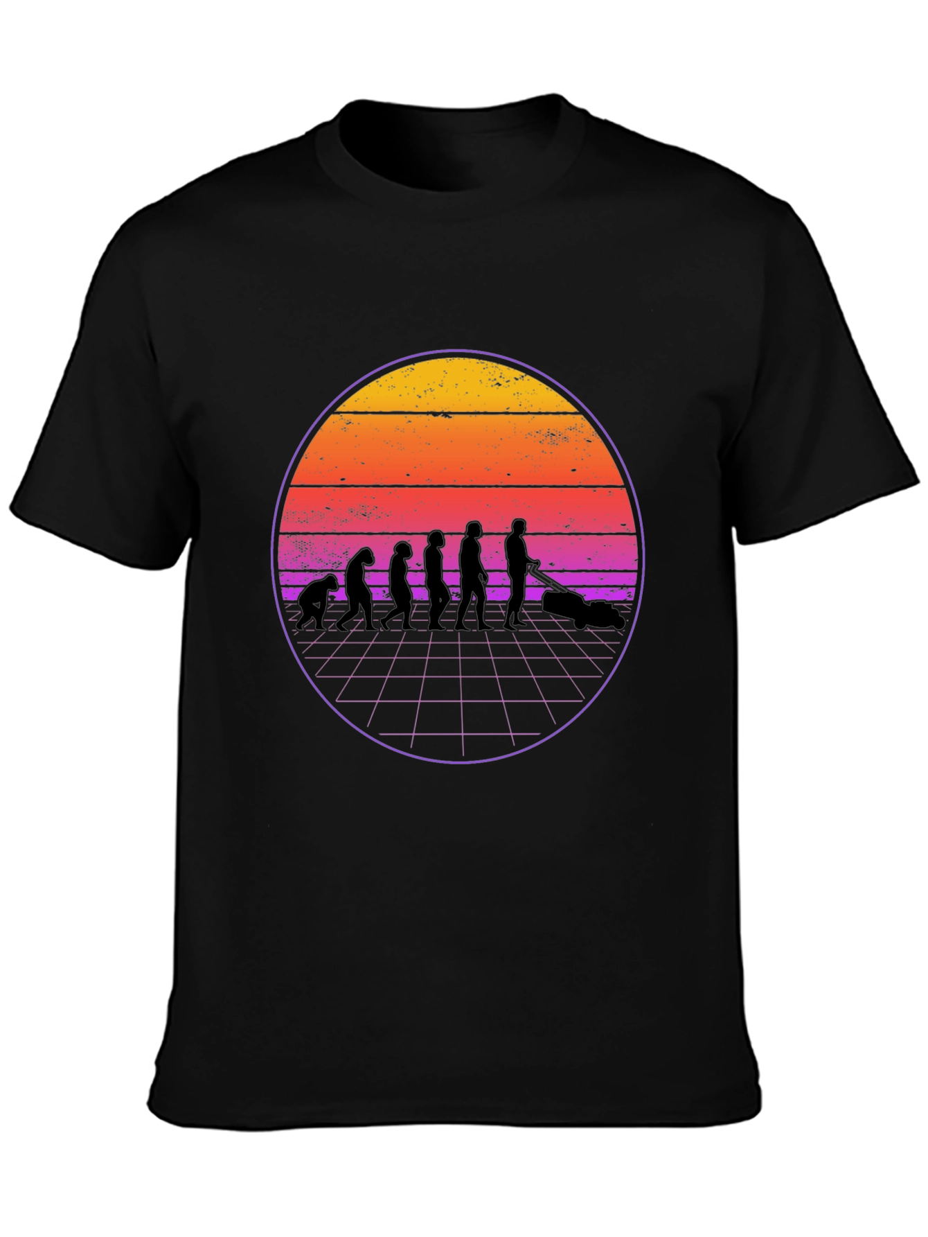 Retro Evolution Lawn Mower T-Shirt