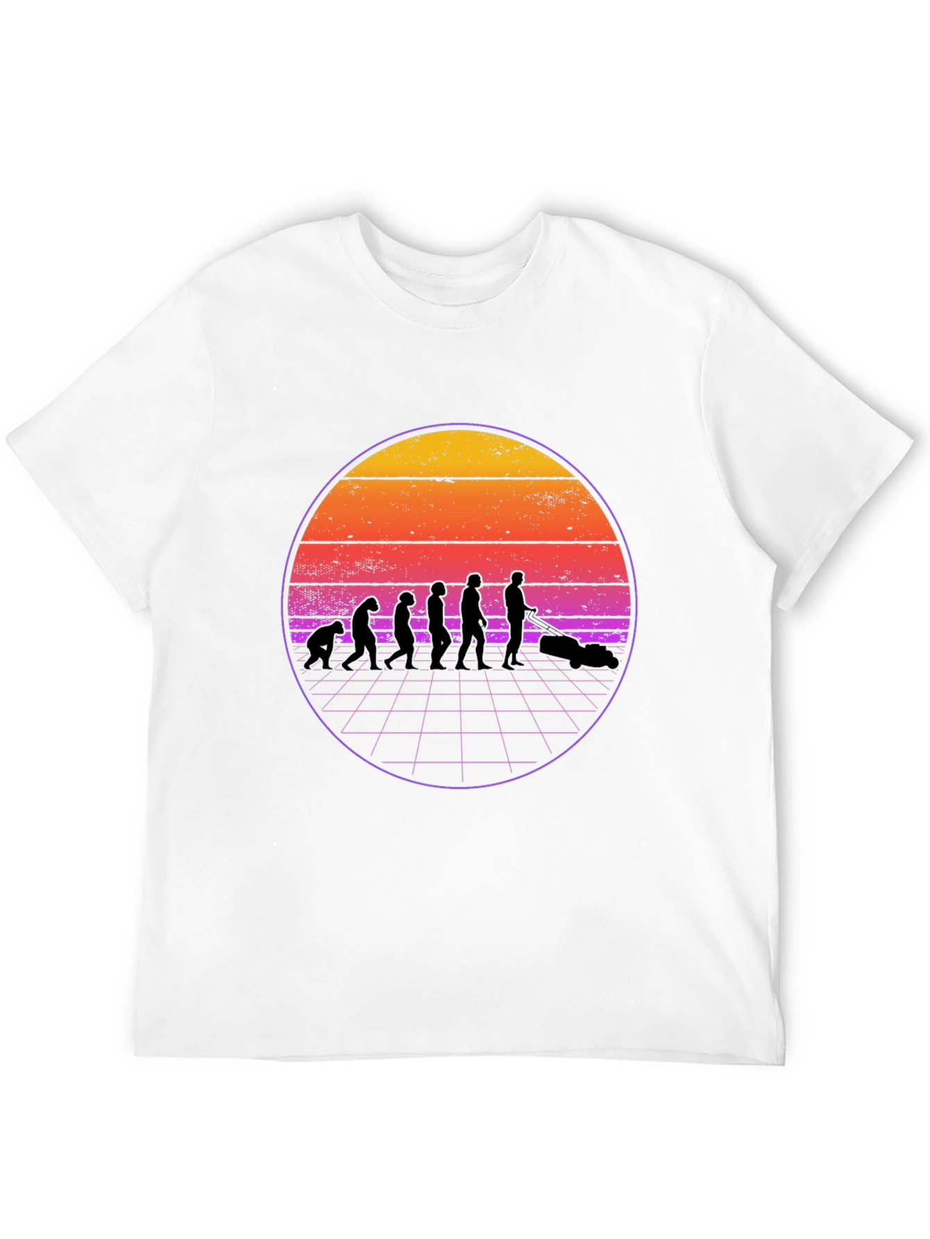 Retro Evolution Lawn Mower T-Shirt