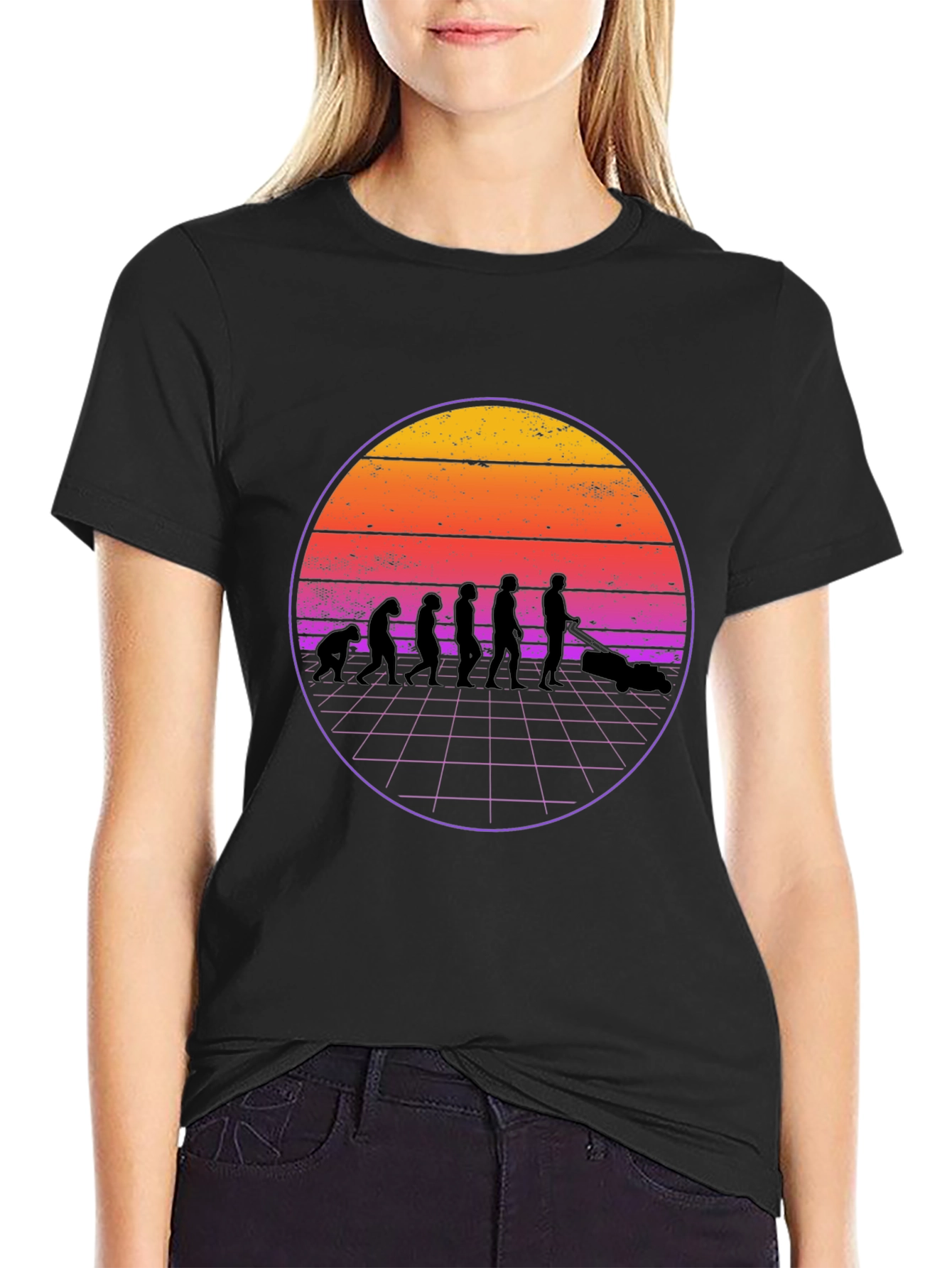 Retro Evolution Lawn Mower T-Shirt