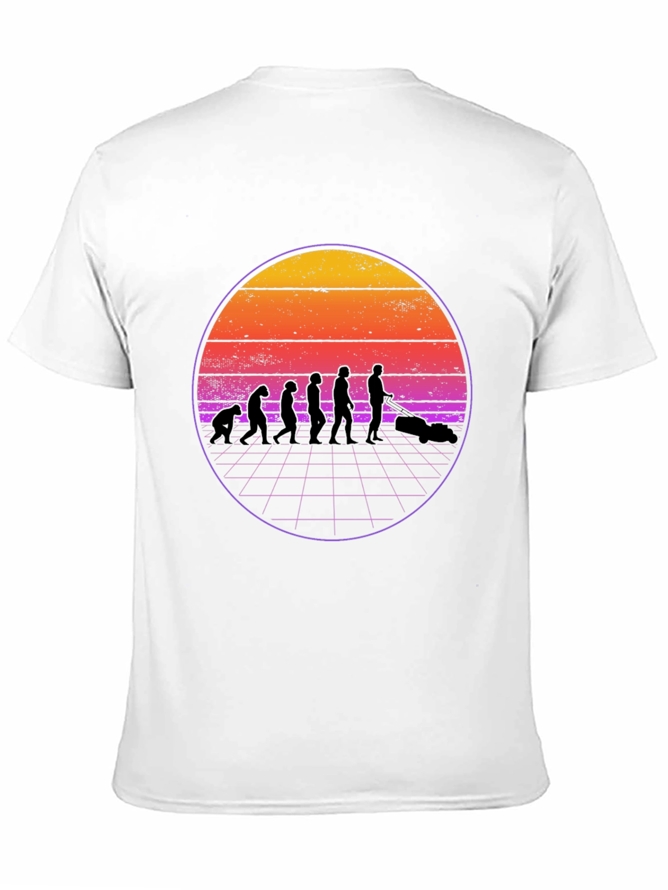 Retro Evolution Lawn Mower T-Shirt