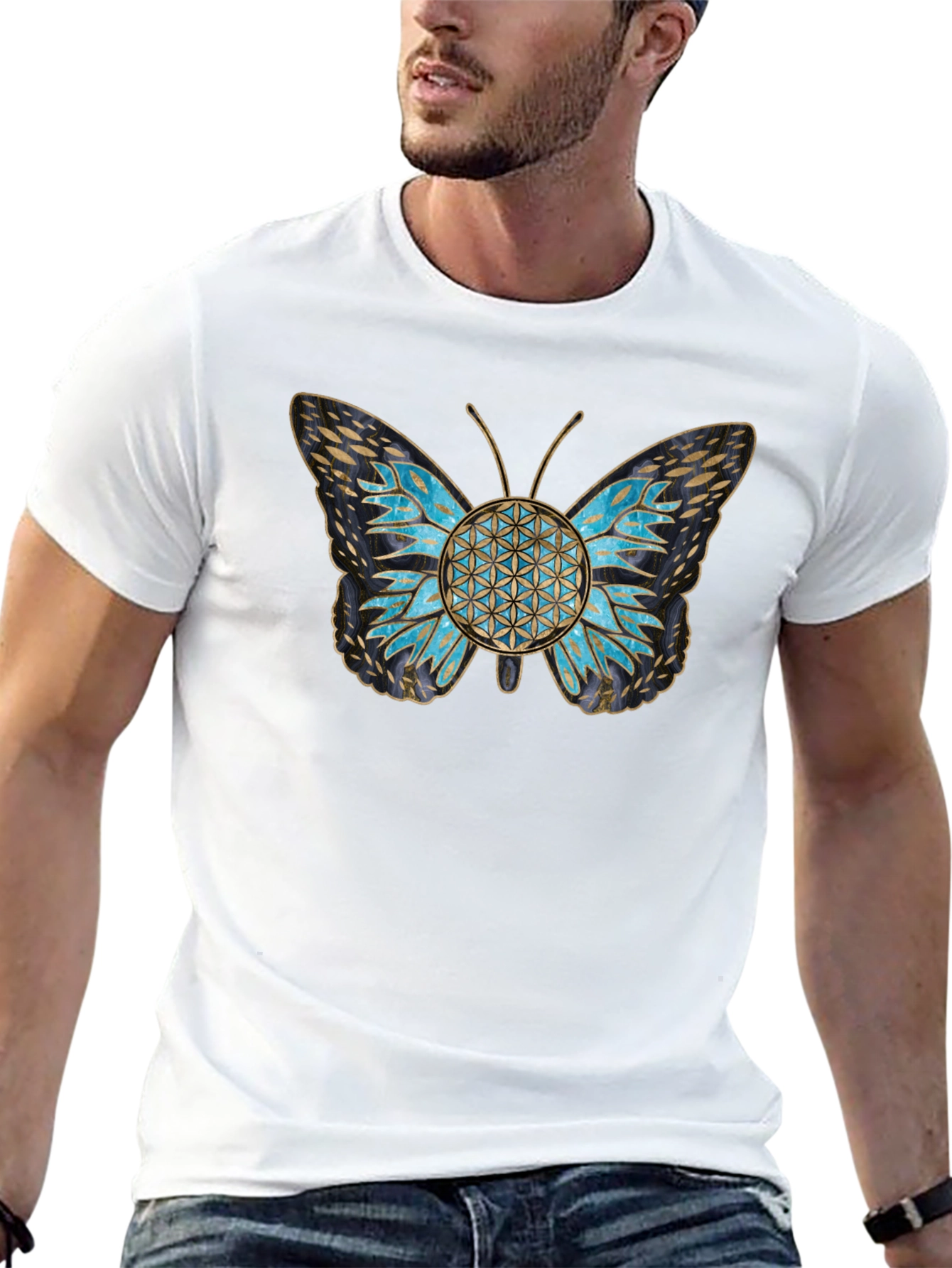 Butterfly Geometric T-Shirt