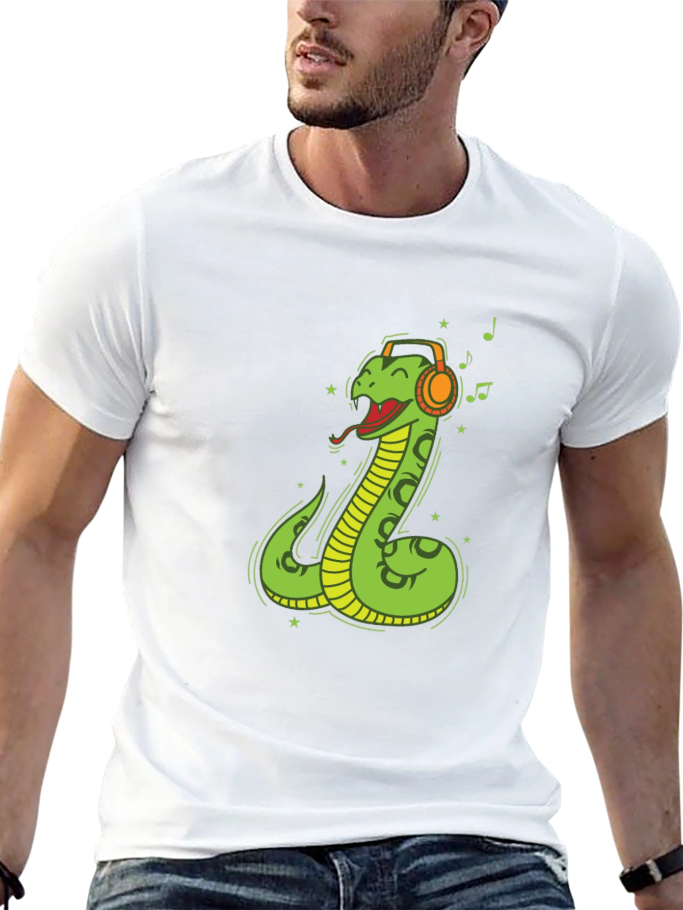 Cool Snake DJ Graphic Tee
