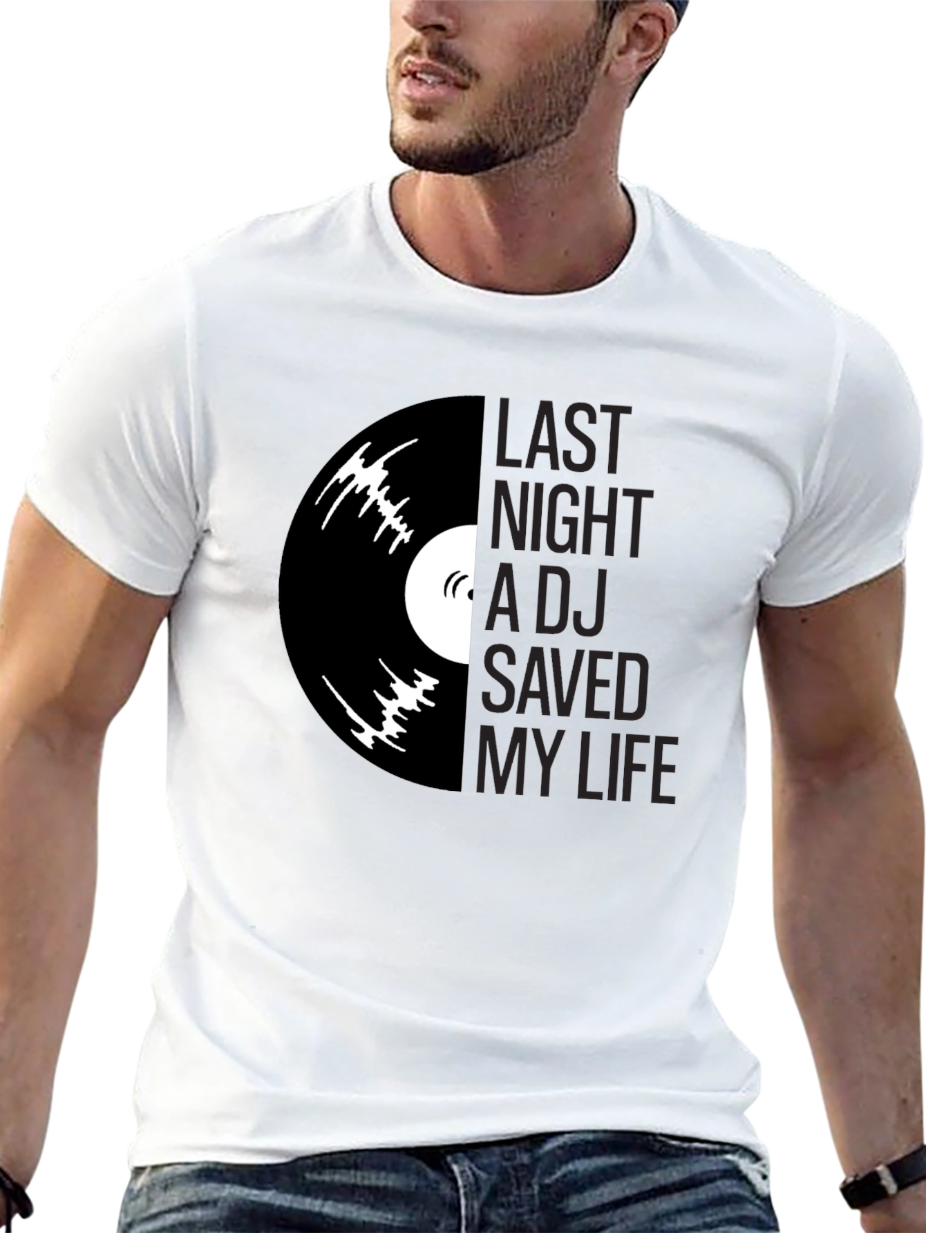 Last Night a DJ Saved My Life Graphic T-Shirt