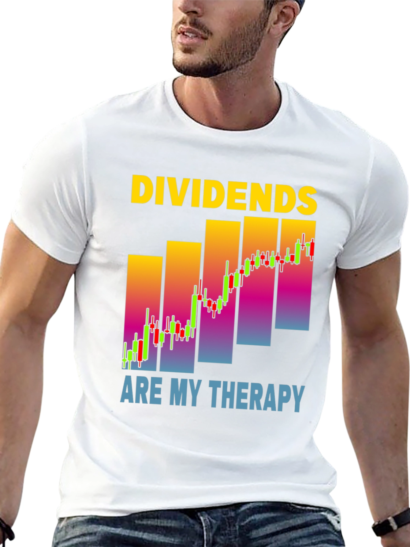 Dividends Are My Therapy Stock Market T-Shirt