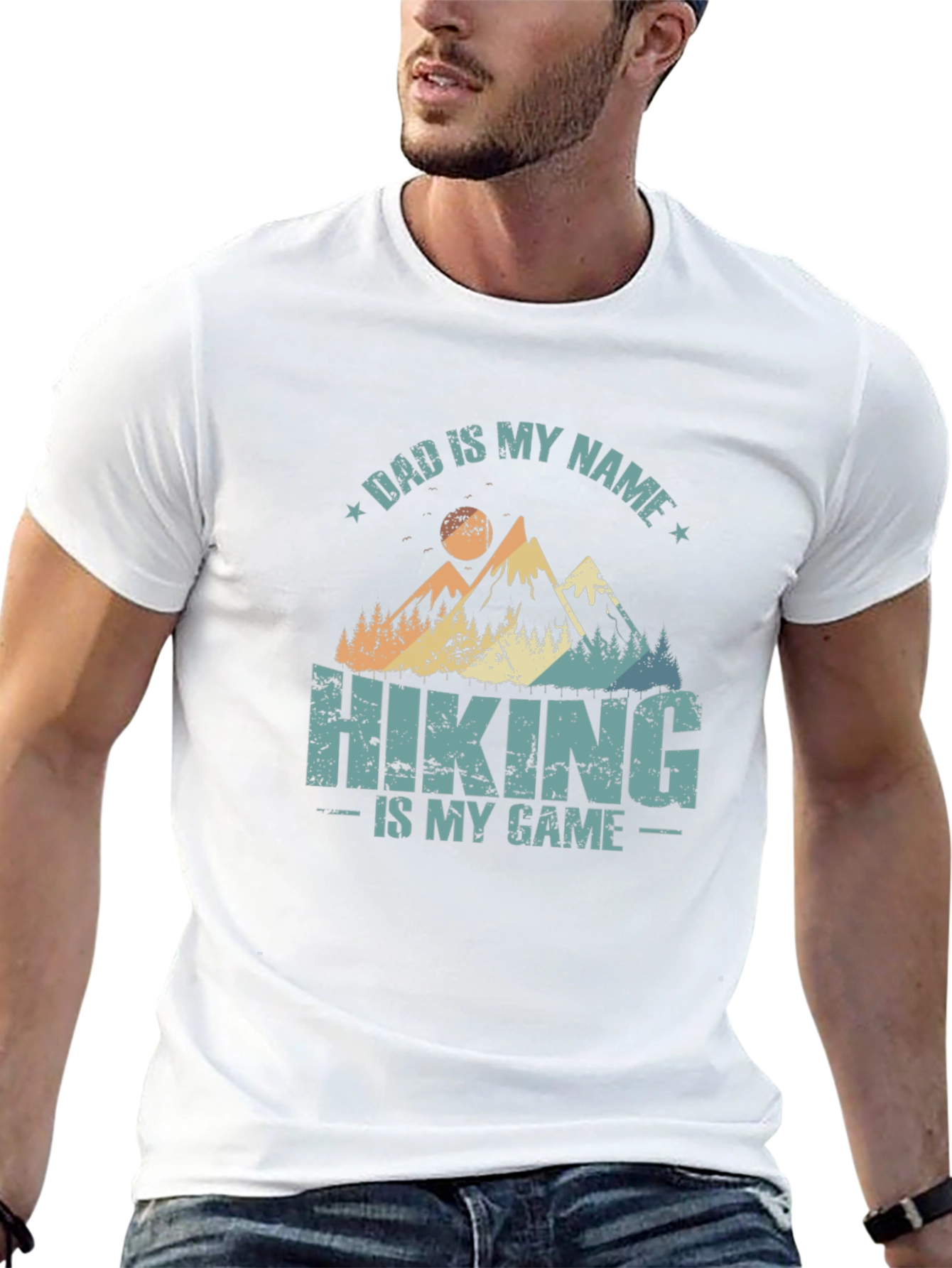 Dad is My Name Hiking T-Shirt