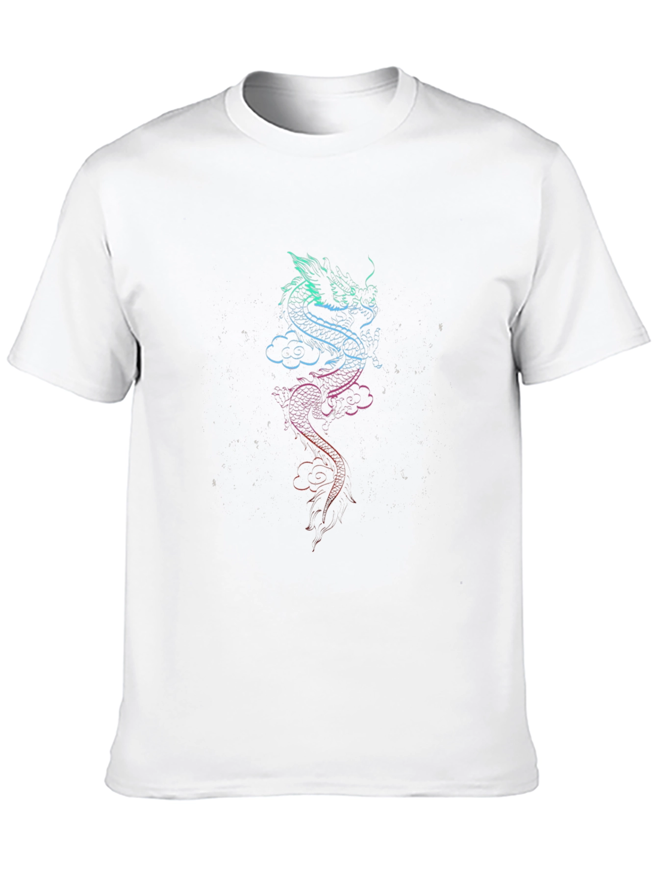 Dragon Graphic Tee - Black Casual T-Shirt