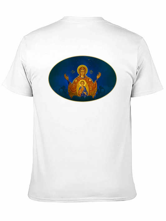 Madonna Icon T-Shirt - Religious Art Tee