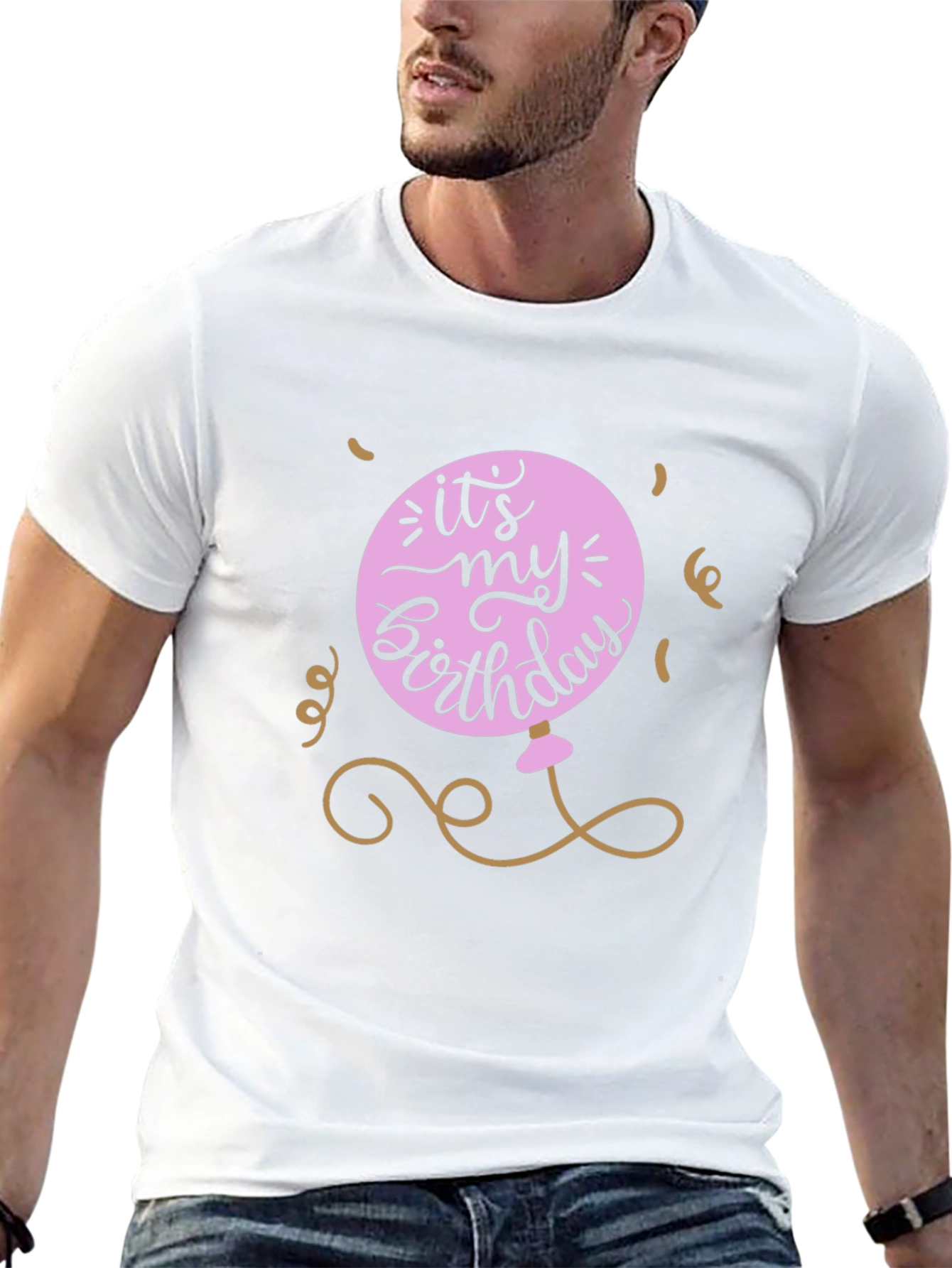 Its My Birthday Graphic Tee - Black