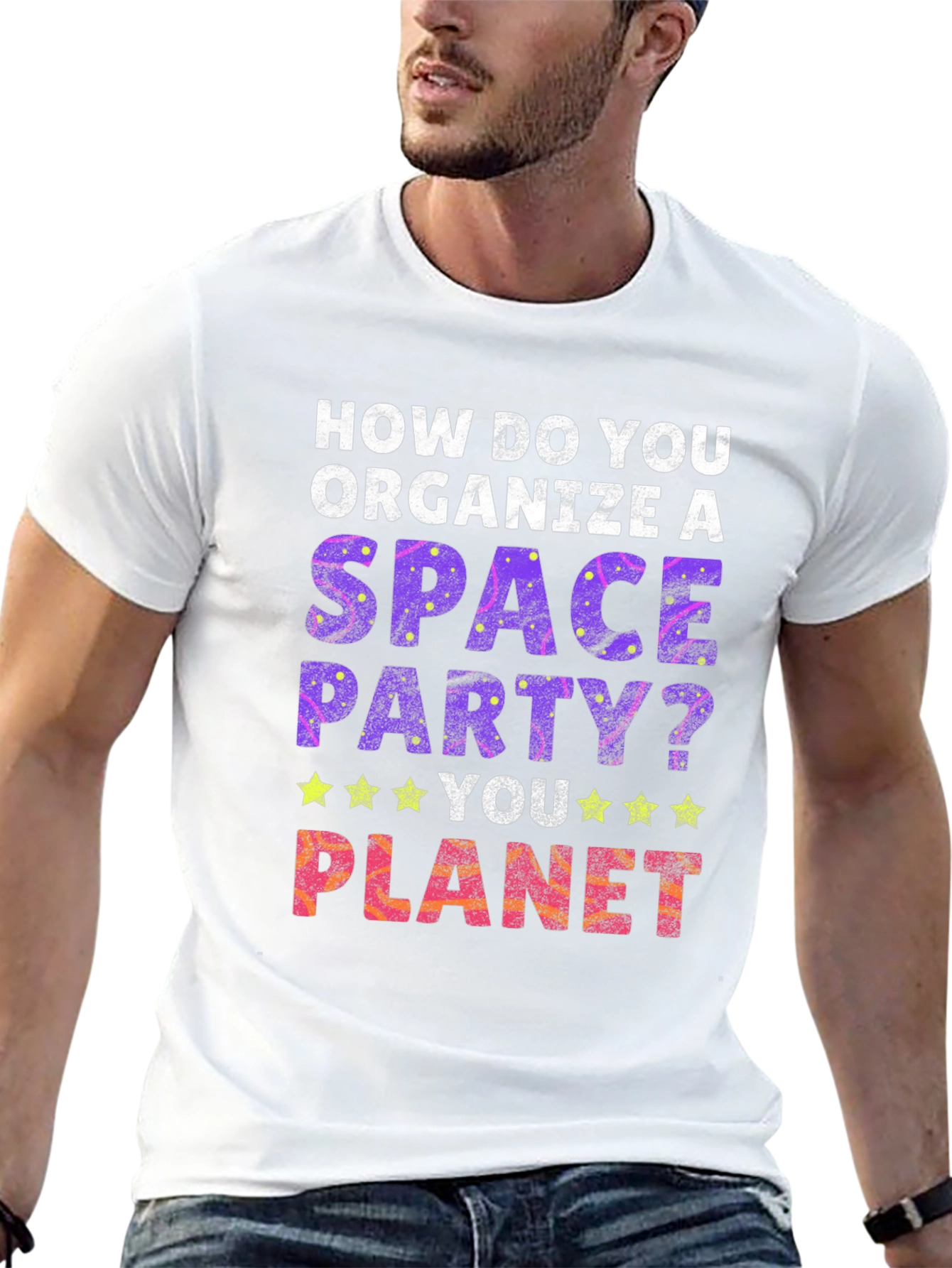 Space Party T-Shirt - You Planet!