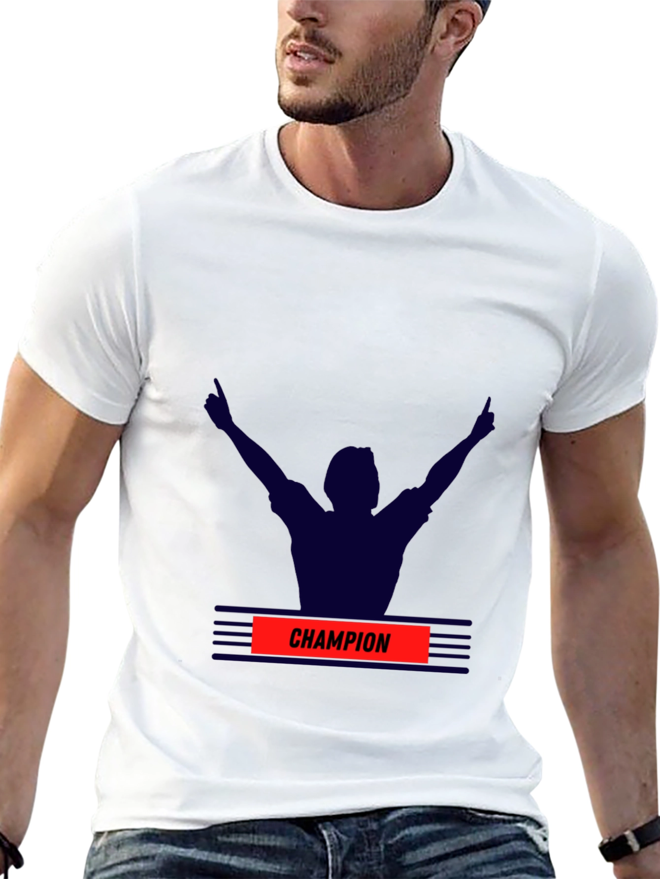 Champion Graphic Black T-Shirt