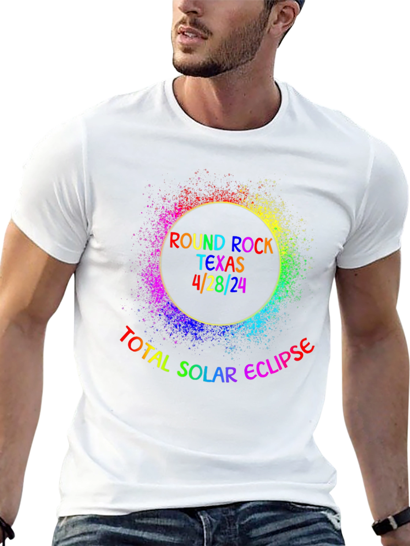 Total Solar Eclipse Round Rock Texas 4/28/24 T-Shirt