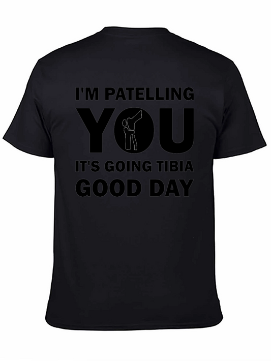 Funny Knee Anatomy Pun T-Shirt - Im Patelling You!
