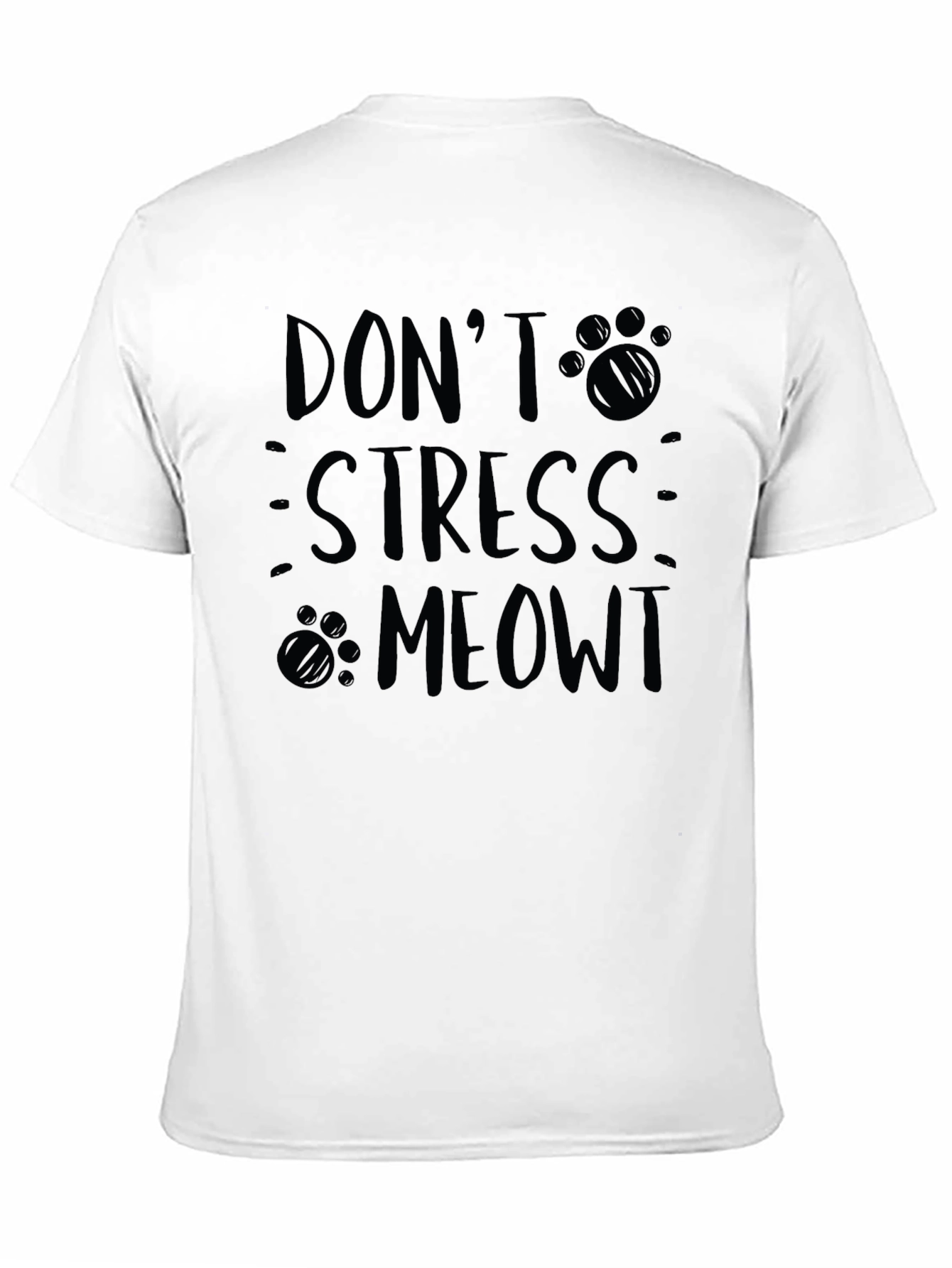 Dont Stress Meowt T-Shirt - Funny Cat Lover Tee