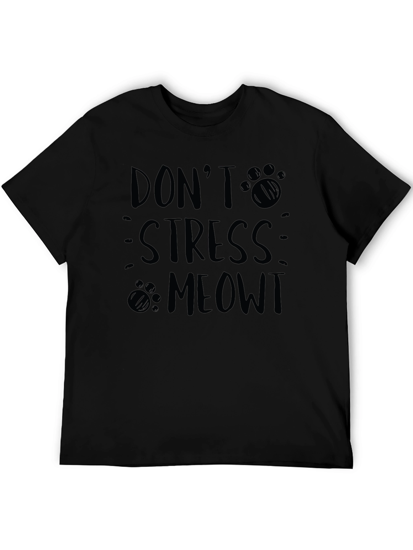 Dont Stress Meowt T-Shirt - Funny Cat Lover Tee
