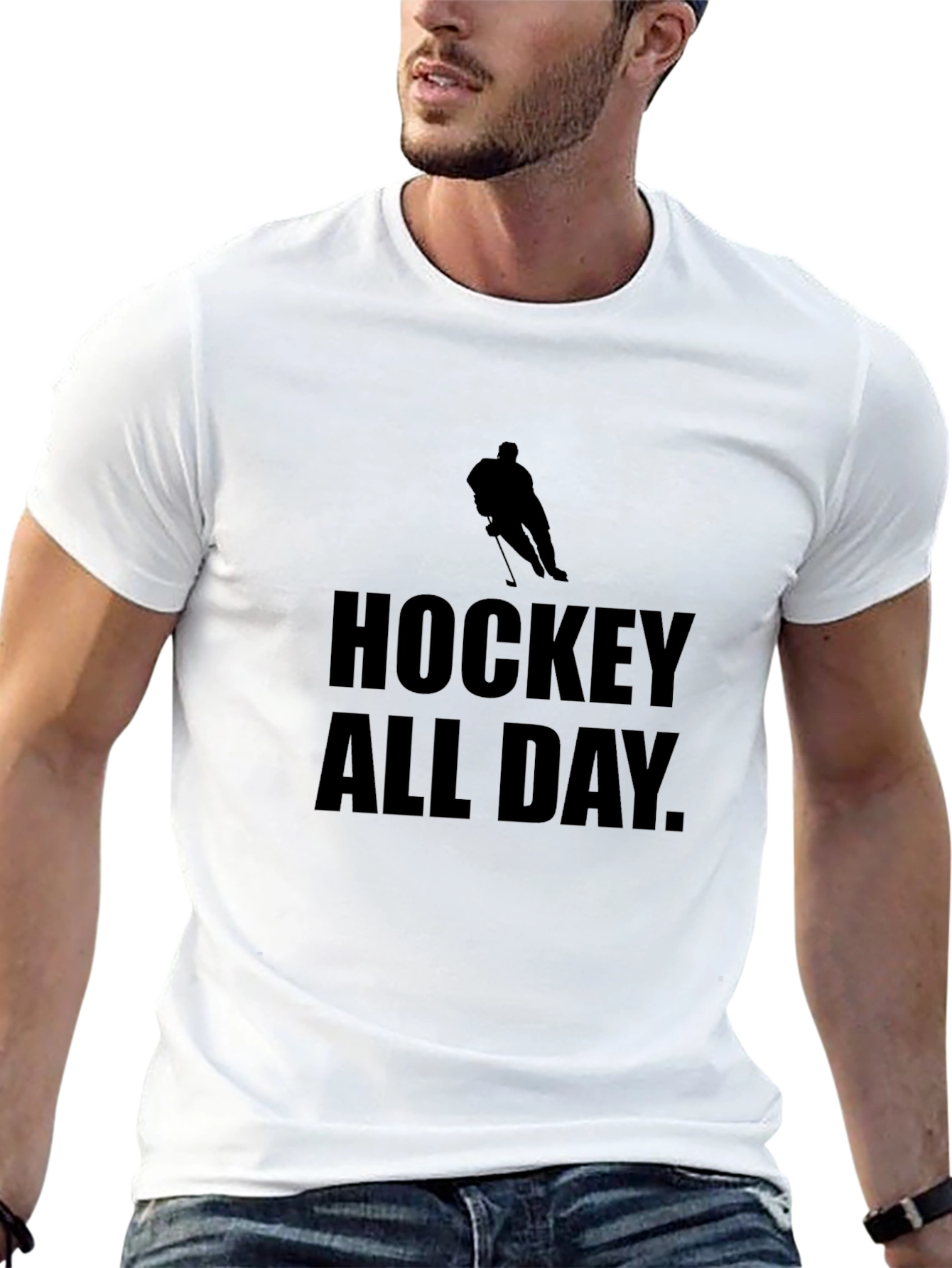 Hockey All Day Graphic T-Shirt