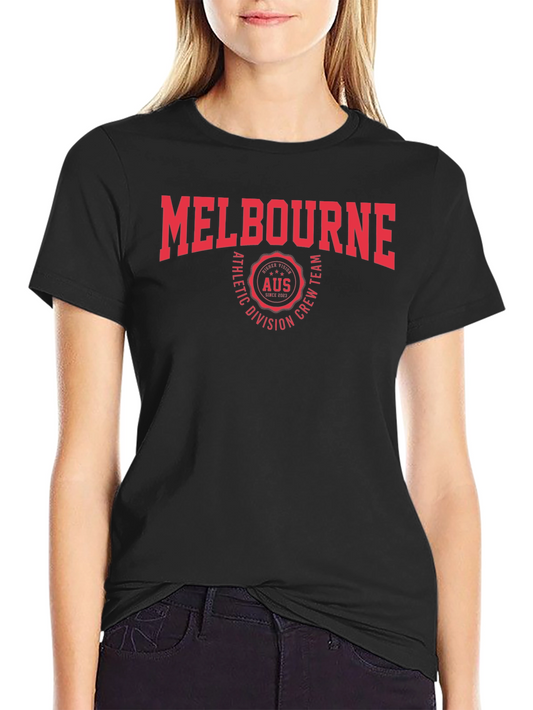 Melbourne Athletic Crew T-Shirt - Black