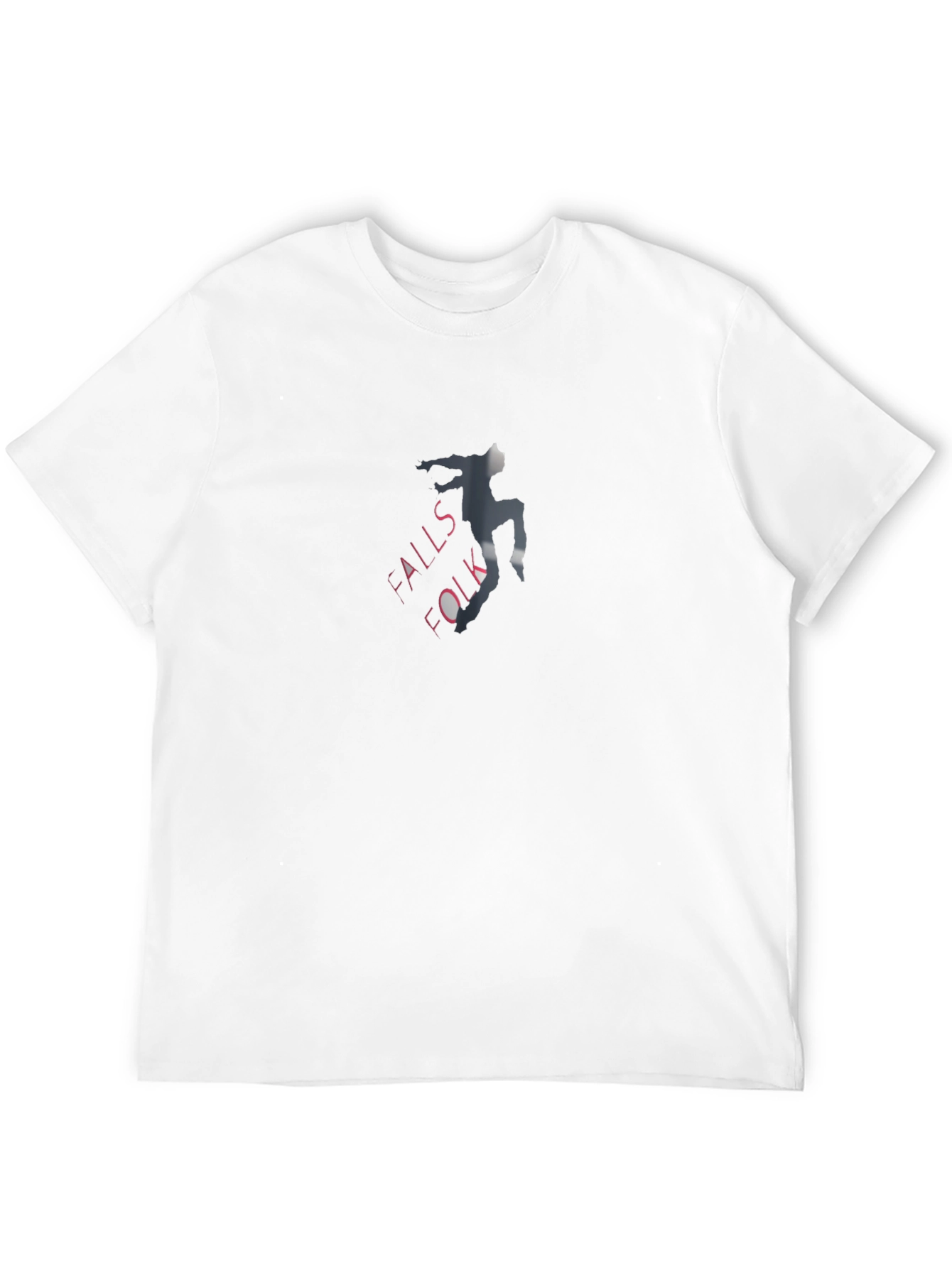 Falls Folk Graphic Black T-Shirt