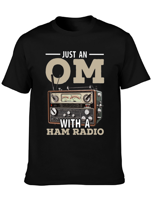 Just an OM with a Ham Radio T-Shirt