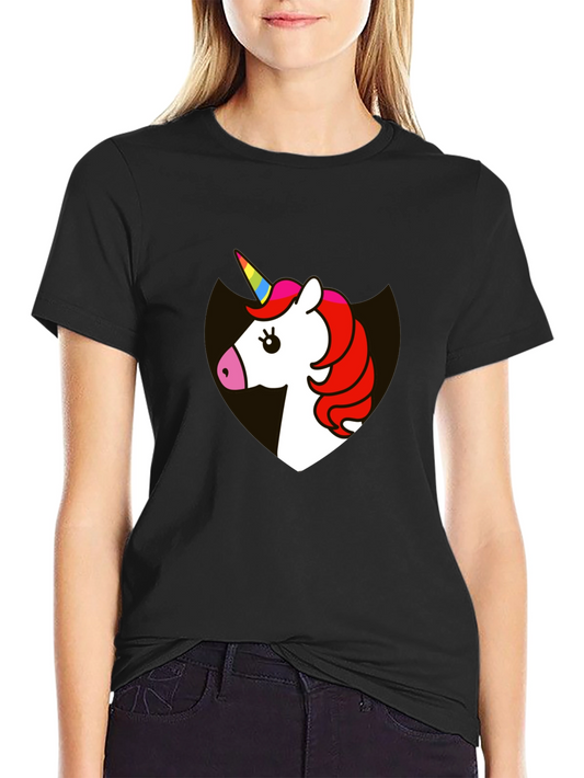 Unicorn Graphic Tee - Mens Black T-Shirt