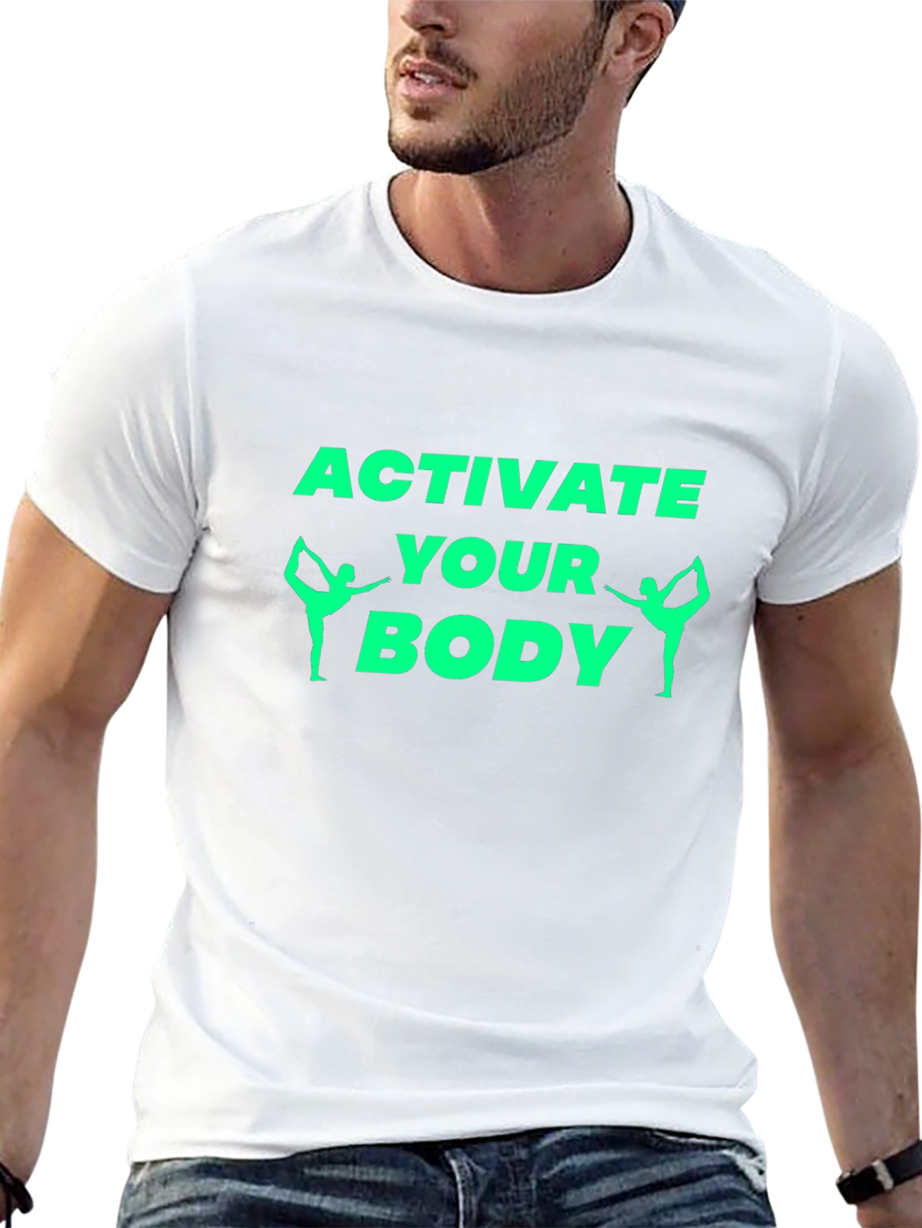 Activate Your Body Black Graphic Tee