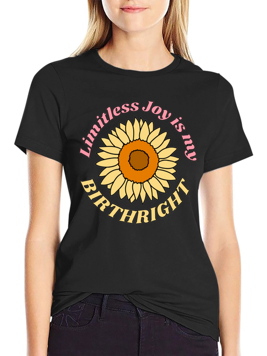 Limitless Joy Sunflower Graphic Tee